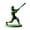 B, variant on 1PC Baseball Soldier Figurines Set, Green Baseball Players Pitcher Catcher Fielder Collectible Dolls for Home Desk Decor