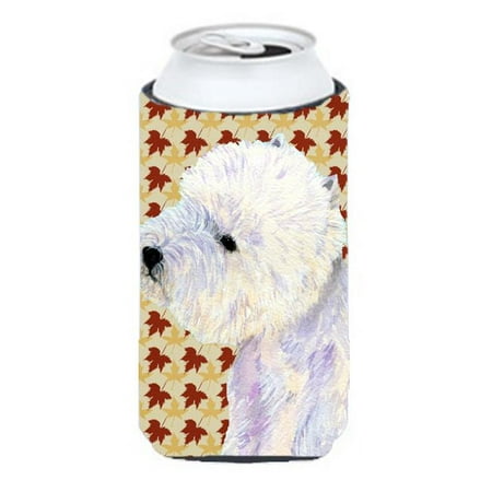 

Westie Fall Leaves Portrait Tall Boy Hugger