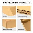 Shipping Boxes 9x6x4 inches Set of 25, Small Mailing Boxes Brown