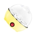 thumbnail image 1 of Cateissary Caldera de 7 huevos, olla eléctrica de calentamiento rápido para huevos, Mini vaporera de doble capa, herramientas de cocina de Electrodomésticos Amarillo/capa única, 1 of 6