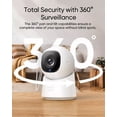 thumbnail image 3 of Cámara WiFi de Seguridad Interior eufy Security Indoor CAM C220 T8W11 Inteligente 2K Resolución Cobertura de 360° Detección Humana/Movimiento Seguimiento de AI Compatible con Alexa y Google Assistant, 3 of 6