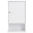 thumbnail image 3 of Gymax 27.5'' H Wall Cabinet Hanging Bathroom Storage Cabinet Adjustable Shelf, 3 of 10