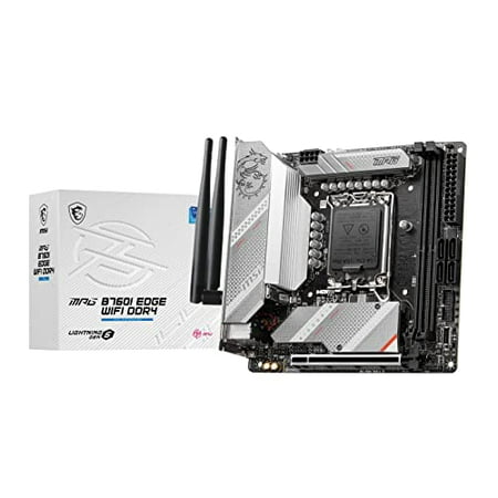 MSI Motherboard MPG B760I EDGE WIFI DDR4 Mini-ITX [With Intel B760 Chipset] MB5999// Graphics cards
