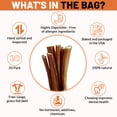 thumbnail image 2 of 6 Inch Bully Sticks for Dogs [10-Pack] – All-Natural, Long-Lasting Dog Chews – High Protein, Low Odor, Easily Digestible – Rawhide-Free & Single-Ingredient Dog Treats for All types of Chewers, 2 of 6