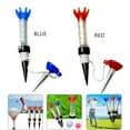 thumbnail image 3 of Symkmb Magnetic Golf Tees 80mm 360 Degree Rotation Tees for Men Women Golf Practice Training plastic blue & red, 3 of 8