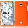 thumbnail image 2 of For Sharp Aquos Crystal (Boost)- Rubberized Snap - on Cover - Orange RP, 2 of 7