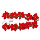 thumbnail image 4 of Bewildely 2021 luces de Navidad cadena LED guirnalda de Navidad luz flor roja lámpara colgante iluminación escalera sala de estar cadena de luz 2M Kits de decoración para fiestas Bewildely HA008526-00, 4 of 6