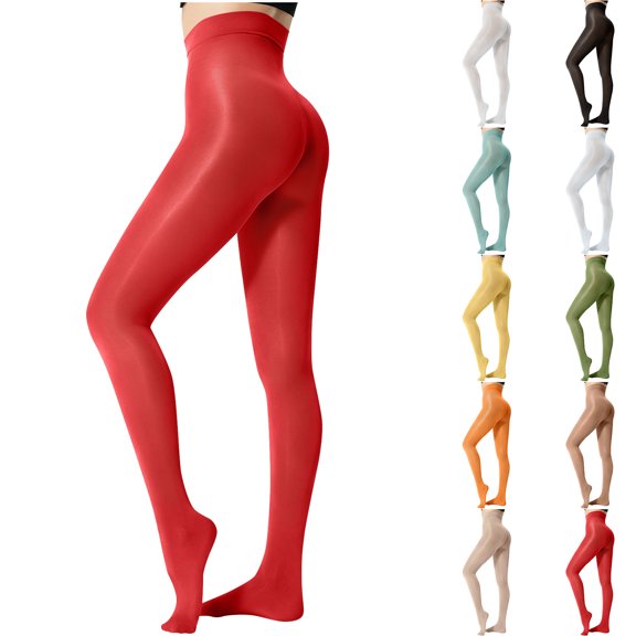 Shaping Tights for Women, Shimmery Pantyhose for Dance, High Waist Glossy Stockings for Ballet, Daily Wear Women's Tights Opaque Stockings