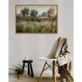thumbnail image 3 of Drsoum Framed 24x36in Landscape Wall Art Vintage Classical Wilderness Framed Painting Hallway Decor for Rustic Bathroom Bedroom - Natural Framed, 3 of 7