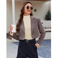 thumbnail image 4 of Ekouaer Women 3 Pack Turtleneck Shirts Ribbed Thermal Underwear Tops Lightweight Long Sleeve Layer Tees Basic Pullover Blouse, 4 of 6