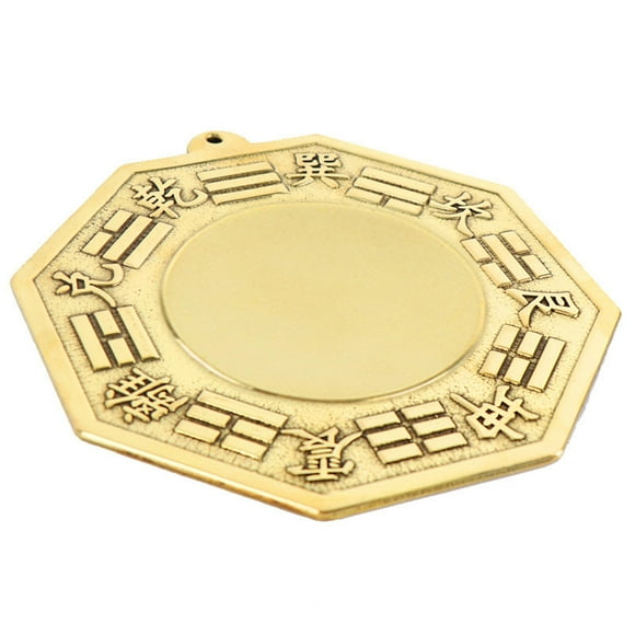 Chinese Feng Shui Brass Bagua 4.5 inch Chinese Feng Shui Brass Tall Garden Outdoor First Year Teacher Ornament Balancing Metal Snow Buddies Ornament Outdoor Elephant Statue Ornament Solar Deer Statues