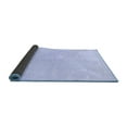 thumbnail image 2 of Ahgly Company Indoor Square Solid Blue Modern Area Rugs, 5' Square, 2 of 4