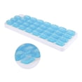 thumbnail image 3 of Unique Bargains Lightweight 31 Grids Keyboard Style Pill Dispenser Blue, 3 of 6