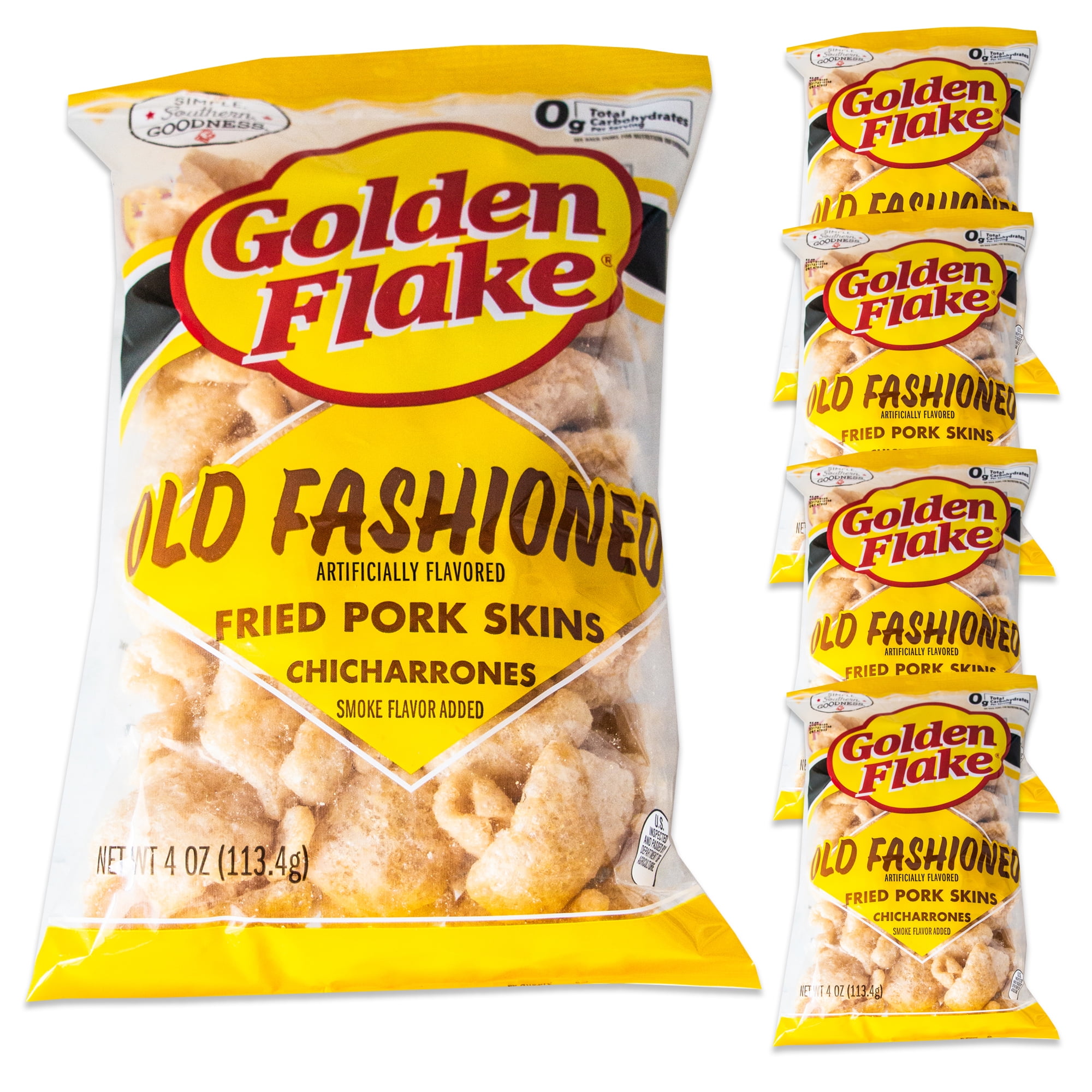 Golden Flake Utz Old Fashioned Pork Rinds Chicharrones Crispy Fried