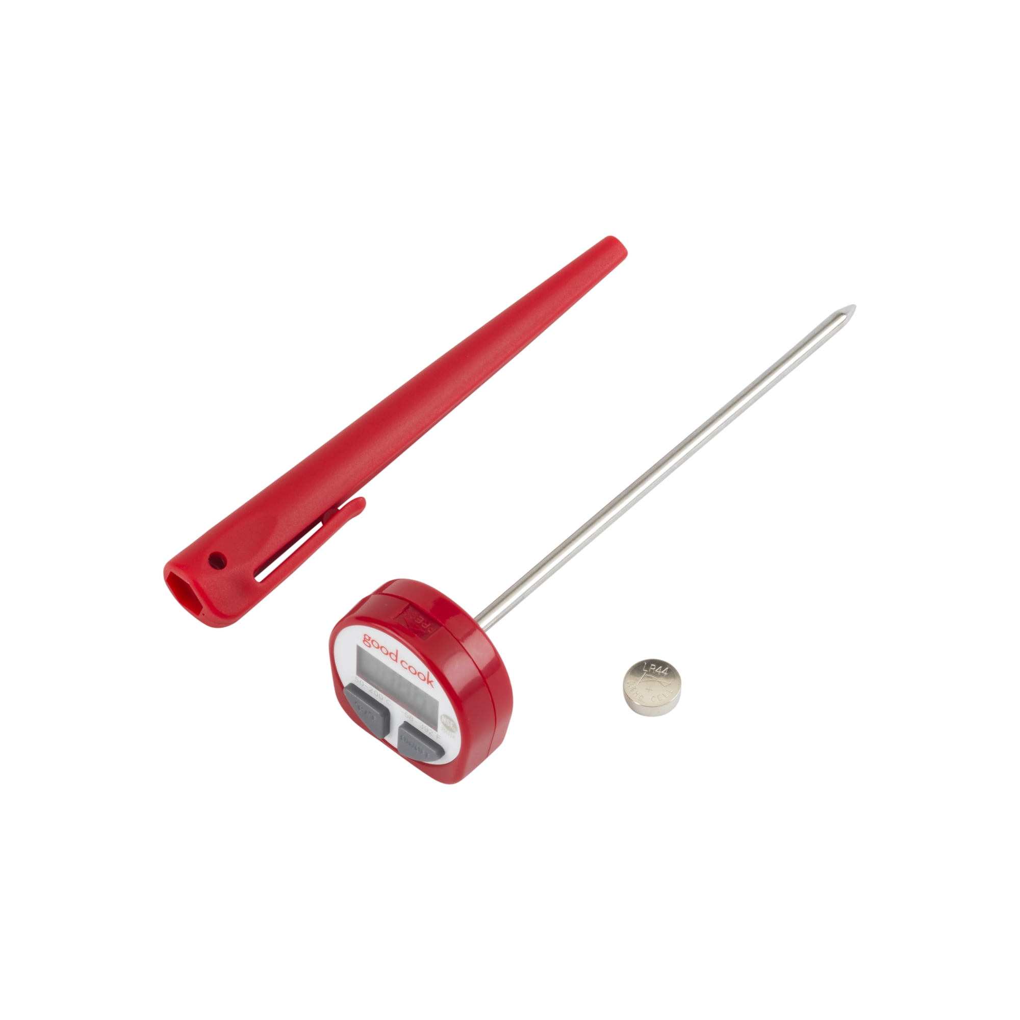  GRASARY Food Thermometer High Accuracy Digital Milk Tea Coffee  Thermometer Practical Red: Home & Kitchen
