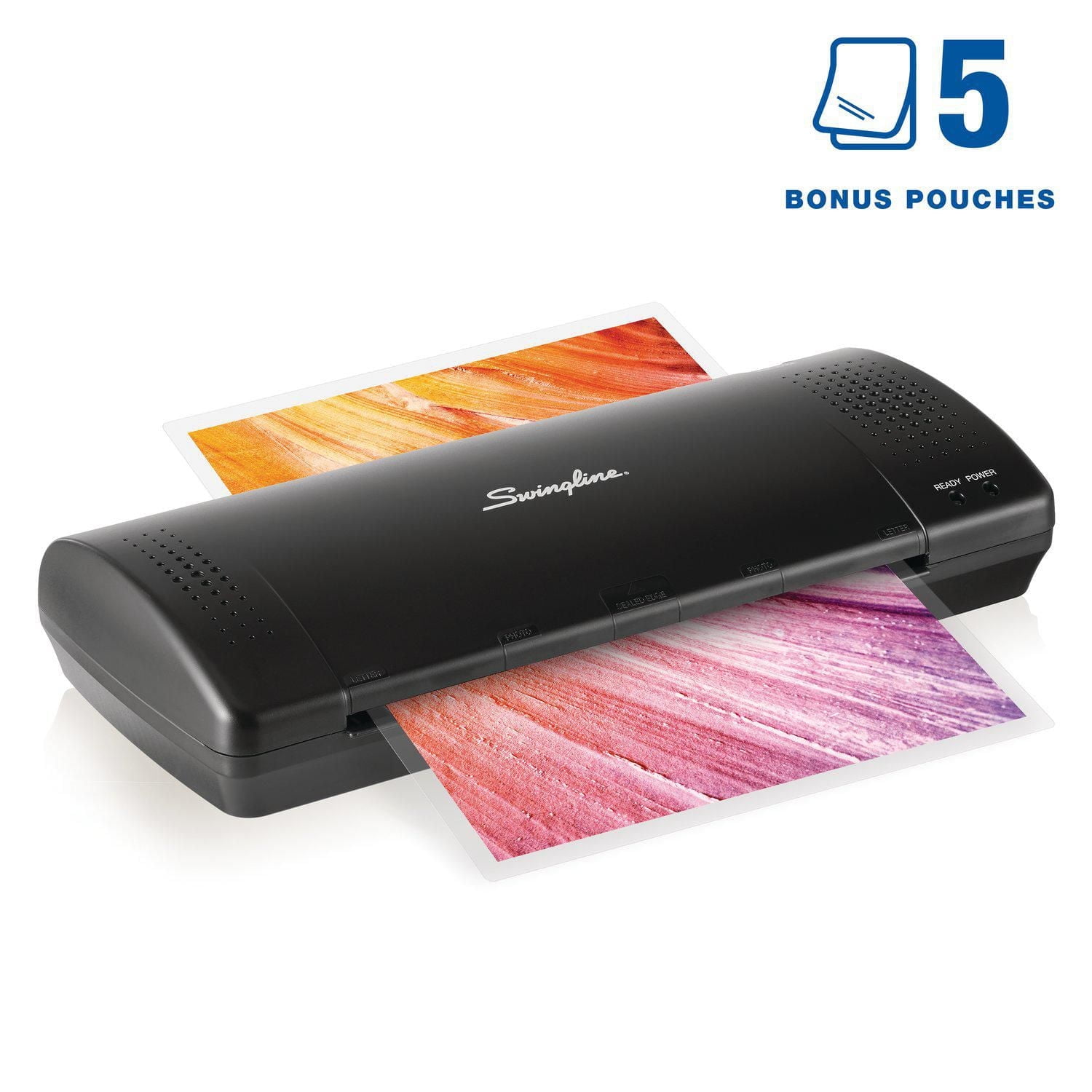 Système de plastification thermique à pochette de 9 po Swingline® Inspire™ Plus