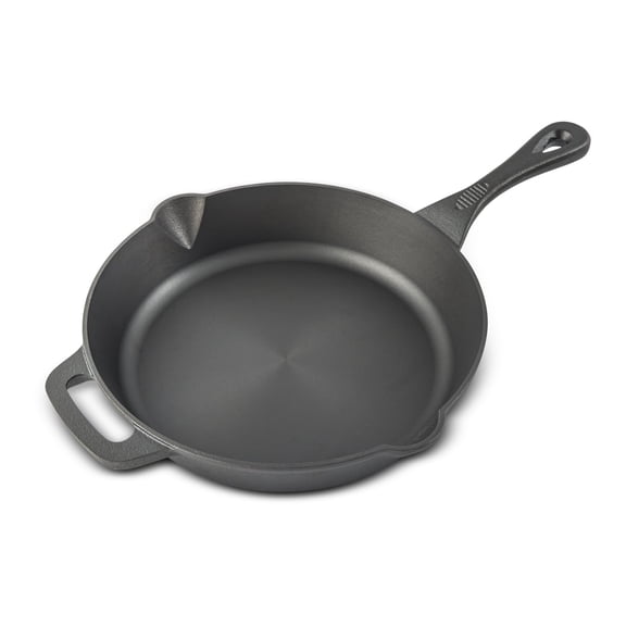 Thyme & Table 10" Smooth Milled, Pre-Seasoned Cast Iron Skillet