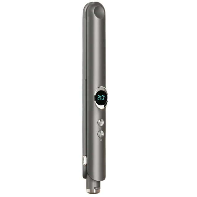 braveheart Rechargeable Cordless Travel Flat Iron With Multiple Heat Settings For Versatile Styling Cordless grey wireless charging