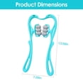 thumbnail image 6 of Neck Roller, iMounTEK Trigger Point Roller Massager Tool with 6 Balls for Deep Tissue Handheld Suitable for Neck and Shoulder, 6 of 6