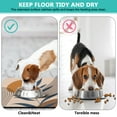 thumbnail image 4 of Boho Retro Floral Pet Feeding Mat-Absorbent Pet Placemat for Food and Water Bowl, with Waterproof Rubber Backing, Quick Dry Water Dispenser Mat for Dog and Cat (16"x24"), 4 of 6