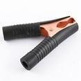 thumbnail image 2 of Plastic Coated Copper Plating Battery Alligator Clip Clamp Black Red 100A 2pcs, 2 of 3