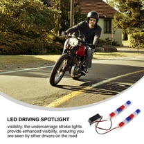 OUNONA 2pcs Motorcycle Indicator Lights Motorcycle Flashing Lights 12V LED Driving Spotlight Dirt Bike Turn Signals For Night Riding Motorcycles Accessories