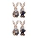 thumbnail image 1 of Bearachild 1 par de figuritas de conejito de decoración de conejo de Pascua de paja para vacaciones Type1, 1 of 1