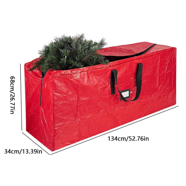 Dadatutu Christmas Tree Storage Bag with Reinforced Handles and Dual Zippers Wide Opening, Large Storage Container for Trees and Decorations, 3 Sizes