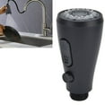 thumbnail image 2 of Kitchen Faucet Sprayer Head Brief Shape Softer Water Flowing Kitchen Sink Sprayer Head 3-Function Kitchen Faucet Sprayer Nozzle [black], 2 of 9
