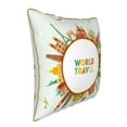 thumbnail image 2 of Kll World Travel3 Decorative Throw Pillow Covers Velvet Soft For Couch Sofa Bedroom Living Room Outdoor -16"X16", 2 of 8