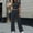 *Dark Gray, variant on ClodeEU Women's Short Sleeve Crewneck Top and Pants Set ,Casual Two Piece Outfit with Pockets Wine,Womens Plus XXL