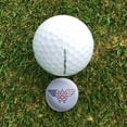 thumbnail image 3 of Wonder Woman USA American Flag Logo Golf Divot Repair Tool and Ball Marker, 3 of 6