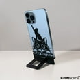 thumbnail image 3 of Craftnamesign Custom Peeking Cat Metal Cell Phone Desk Holder, Cat Metal Phone Holder Phone Stand, 3 of 4