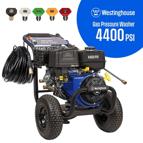 Westinghouse 4400-PSI, 4.2-GPM Heavy Duty Gas Pressure Washer with 5 Nozzles
