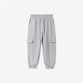 thumbnail image 5 of CPNG Toddler Boys Solid Color Cargo Jogger Pants with Elastic Hem Sweatpants Kids with Multi Pocket Twill Teenage Relaxed School Casual Trousers, 5 of 5
