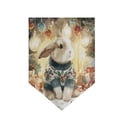 thumbnail image 2 of Wobogo Triangle Garden Flag Festive Rabbit 28x40 in Large Yard Flag Durable Fade Resistant Outdoor Decor, 2 of 6