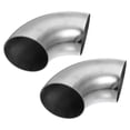 thumbnail image 1 of 2uds OD 2.99 Pulgadas 90 Grados Curva Escape Tubo Mandril Curva Codo, 1 of 7