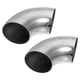 thumbnail image 1 of 2uds OD 2.99 Pulgadas 90 Grados Curva Escape Tubo Mandril Curva Codo, 1 of 7