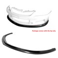 thumbnail image 2 of Ikon Motorsports Front Bumper Lip Compatible with 2006-2007 Mitsubishi Lancer Evolution MDA Style Unpainted Black PU Polyurethane Air Dam Chin Spoiler Protector Splitter, 2 of 5