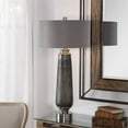 thumbnail image 2 of Bowery Hill Modern Table Lamp in Charcoal Gray and Rust Copper, 2 of 7