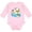 AD-Pink, variant on Penguin and Polar Bear Iceberg Beach Bums Boys or Girls Long Sleeve Baby Bodysuit