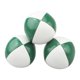 thumbnail image 2 of 3 pelotas de malabarismo para entrenamiento, suaves, duraderas, fáciles de agarrar, con bolsa de almacenamiento. Verde blanco, 2 of 9