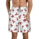 thumbnail image 1 of Balery Cartoon Lobsters Traje de Baño Estilo Hawaiano para Hombre, Shorts de Secado Rápido con Bolsillos-Medium, 1 of 6