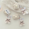 thumbnail image 1 of For AirPods Pro 2 Gen/1/2/Pro/3rd Gen 2021 Shockproof White heart case+plush bear pendant Case Cover, 1 of 5