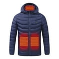 thumbnail image 2 of Heated Performance Shell Jackets Outdoor Warm Clothing Heated For Riding Skiing Fishing Charging Via Heated Coat Heating Winter Coat for Men and Women, 2 of 7
