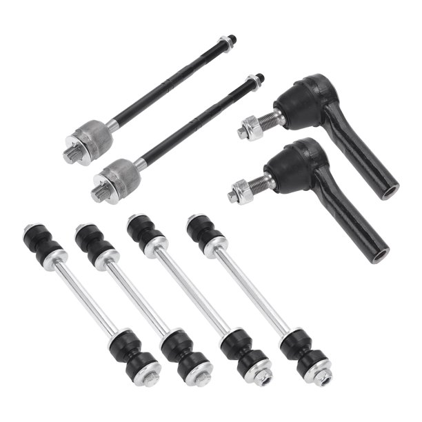 Oportunidades Únicas 8 Piezas Kit de Suspensión Delantera Enlaces de Buje de Dirección Interior Exterior Delantera Trasera para Ford Explorer 2006-2010