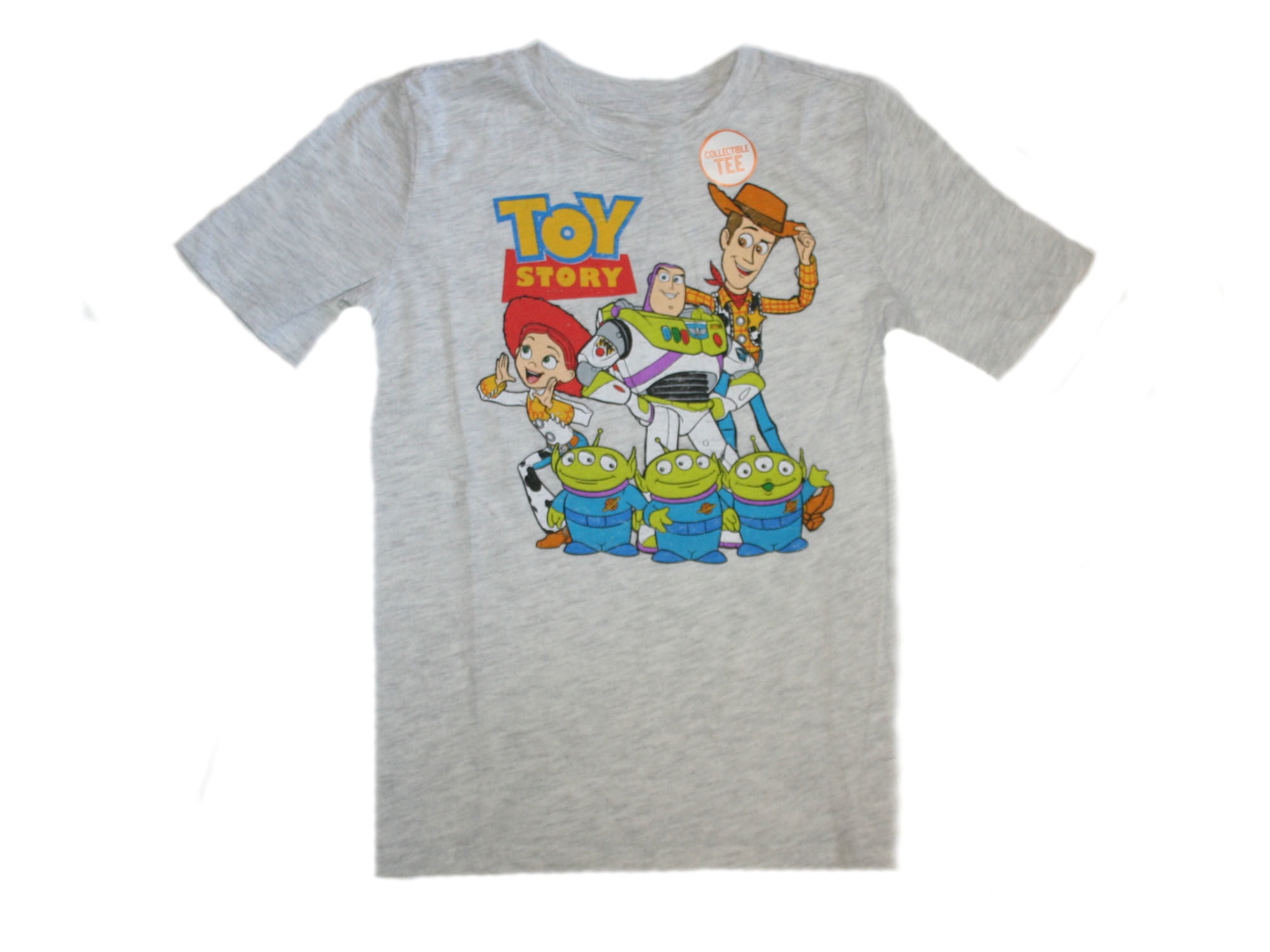 Toy Story Characters Woody, Buzz Lightyear Aliens & Jesse Unisex Big Kids T-Shirt Tee (8)