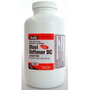 2 Pack Rugby Stool Softener DC softgels Laxative Docusate Calcium USP, 500 ct 240 mg