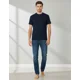 thumbnail image 3 of Playera Hombre 100% Algodón Corte Regular Color Azul Marino, 3 of 4