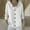 White, variant on Womens Button Down Hoodies Long Sleeve Sweatshirts， Open Front Knit Jackets, Casual Lightweight Jackets with Pockets